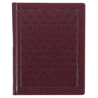 Cover for Christian Art Publishers · KJV Holy Bible, Large Print Note-taking Bible, Hardcover, King James Version, Burgundy (Inbunden Bok) (2022)