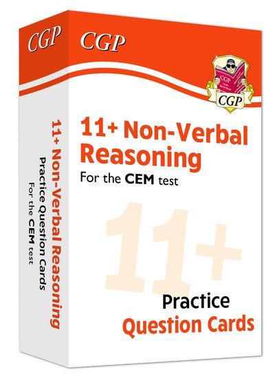 Cover for CGP Books · 11+ CEM Non-Verbal Reasoning Practice Question Cards - Ages 10-11 - CGP CEM 11+ Ages 10-11 (Hardcover bog) (2019)