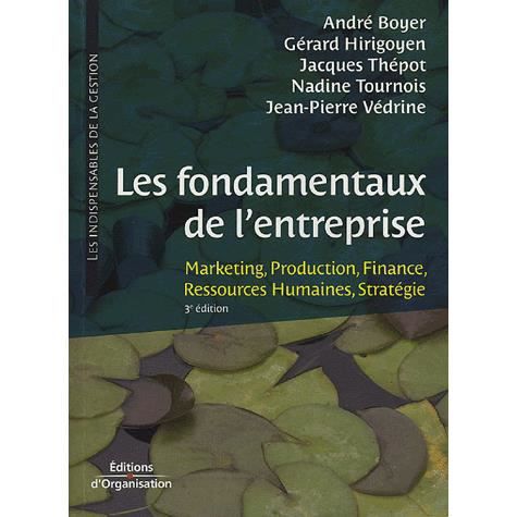 Cover for Andre Boyer · Les fondamentaux de l'entreprise (Paperback Book) (2005)