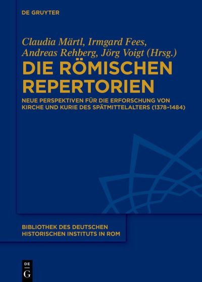 Cover for Claudia Märtl · Die Römischen Repertorien (Book) (2023)