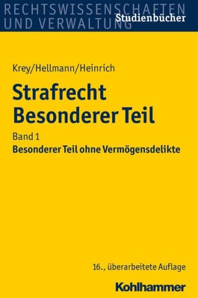 Cover for Heinrich · Strafrecht Besonderer Teil.1 (Bok) (2015)