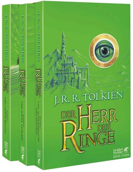 Cover for J.R.R. Tolkien · Herr der Ringe.1-3 (Grün) (Bog)