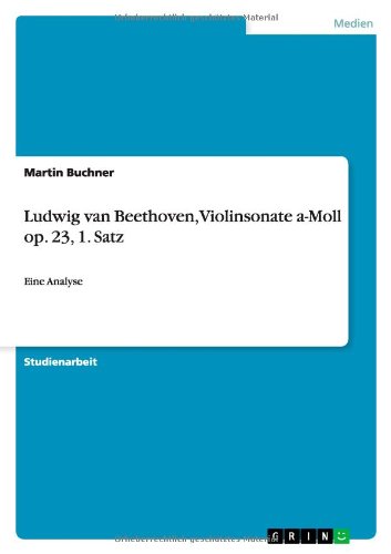 Cover for Buchner · Ludwig van Beethoven, Violinson (Buch) [German edition] (2011)