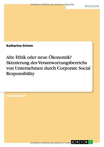 Cover for Grimm · Alte Ethik oder neue Ökonomik? Sk (Book) [German edition] (2015)