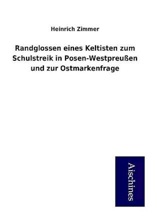 Cover for Zimmer · Randglossen eines Keltisten zum (Bog)