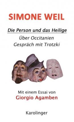 Cover for Weil · Die Person Und Das Heilige (Book)