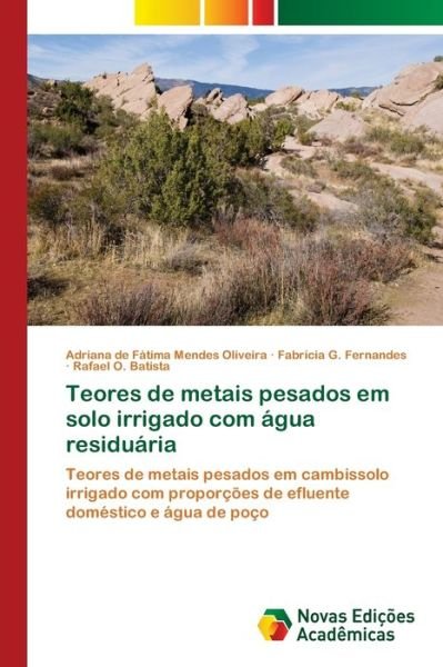Cover for Oliveira · Teores de metais pesados em so (Bog) (2018)