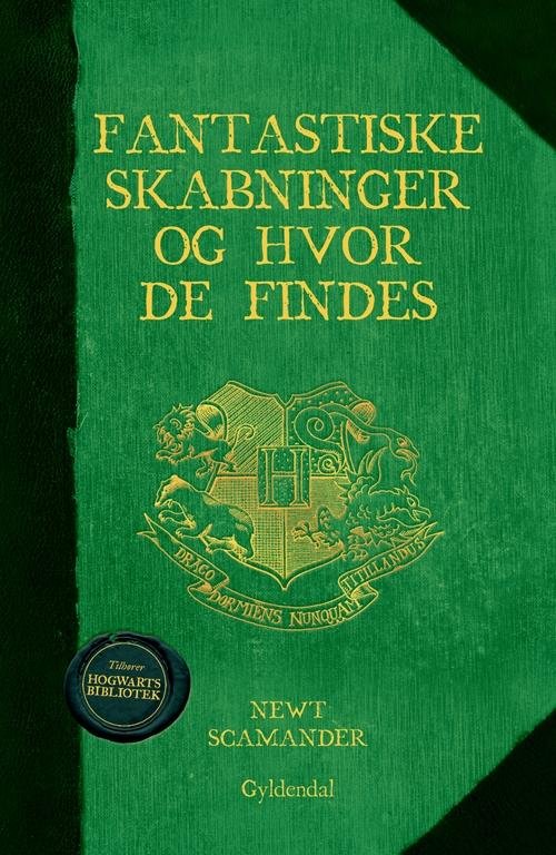 Cover for J. K. Rowling · Hogwarts-biblioteket: Fantastiske skabninger og hvor de findes (Bound Book) [1.º edición] (2015)