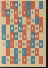 Cover for Klaus Rothstein · Ord og handling (Taschenbuch) [1. Ausgabe] (2013)