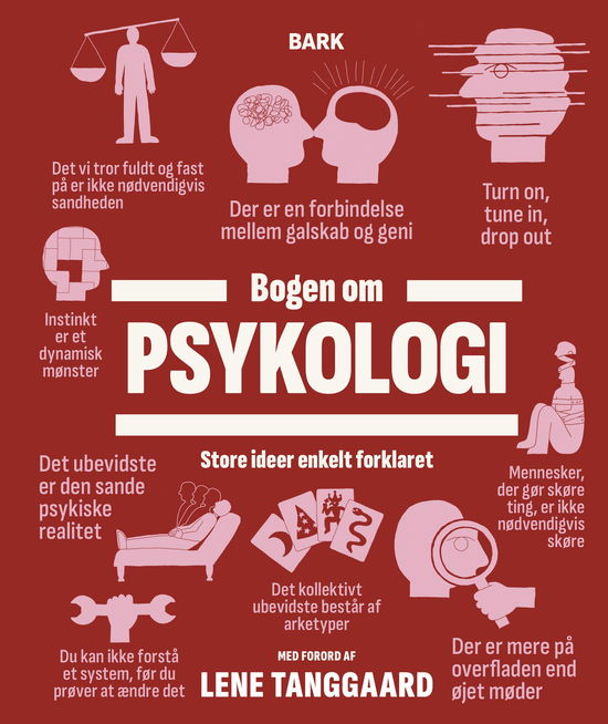 Cover for Bogen om Psykologi (Hardcover Book) [1st edition] (2024)