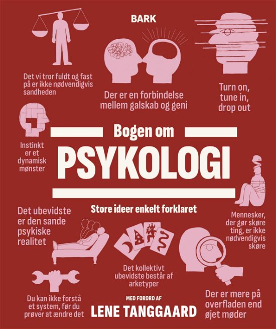 Cover for Forlaget Bark · Store ideer: Bogen om Psykologi (Gebundenes Buch) [1. Ausgabe] (2024)