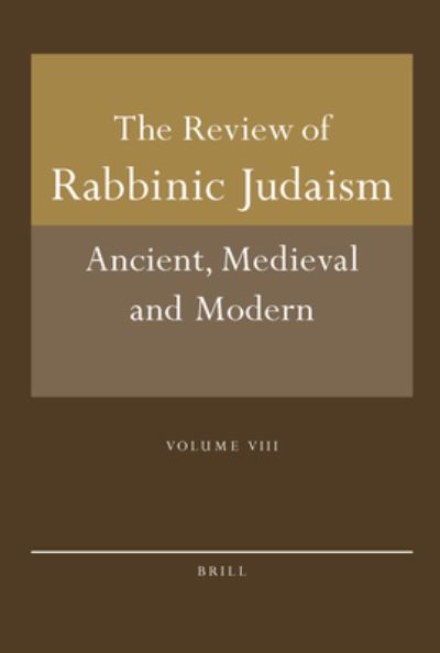 Cover for Alan J. Avery-Peck · Review of Rabbinic Judaism (Review of Rabbinic Judaism: Ancient, Medieval, and Modern) (Paperback Book) (2005)