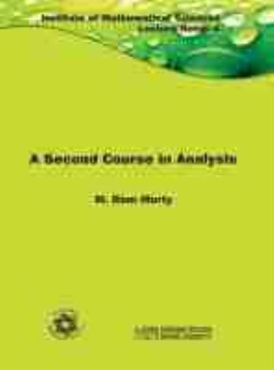 Cover for M. Ram Murty · A Second Course in Analysis - Institute of Mathematical Sciences Lecture Notes (Paperback Book) (2021)