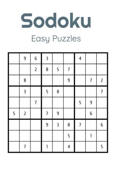 Cover for Beefree LLC · Sodoku: Easy Puzzles (Paperback Book) (2021)