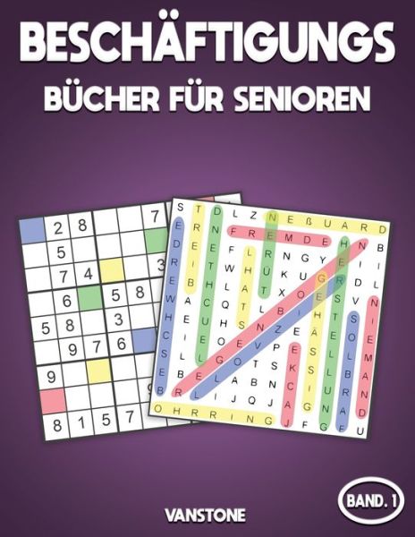 Cover for Vanstone · Beschaftigungsbucher fur Senioren (Paperback Book) (2020)