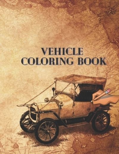 Cover for Anima Vero · Vehicle Coloring Book (Paperback Book) (2020)