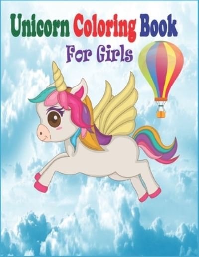 Cover for Tfatef Toura · Unicorn Coloring Book for Girls (Paperback Bog) (2021)