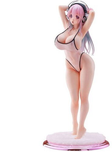 Super Sonico White Swimsuit Style 1/7 Pvc Fig (A) - Wave - Merchandise - - 4943209611843 - April 10, 2023