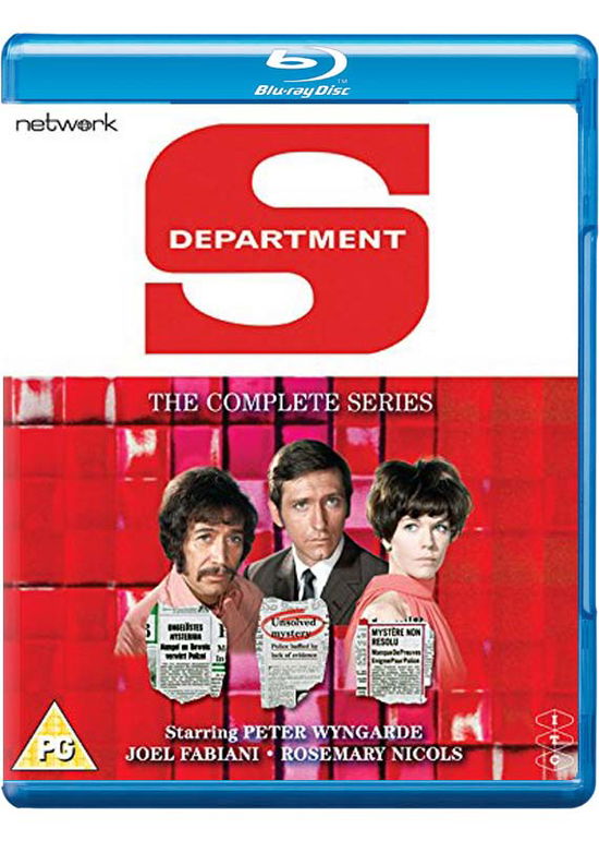 Cover for Department S Complete Series BD · Department S Series 1 to 2 Complete Collection (Blu-Ray) (2017)