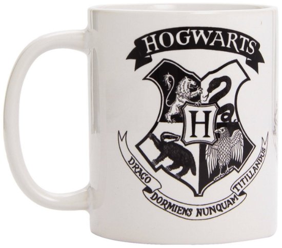 Tasse Harry Potter - Hogwarts Crest Black - Tasse Harry Potter - Produtos - Pyramid Posters - 5050574223843 - 18 de abril de 2016