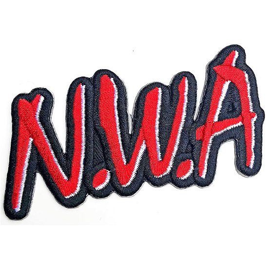 N.W.A Standard Woven Patch: Cut-Out Logo - N.w.a - Marchandise -  - 5056368633843 - 