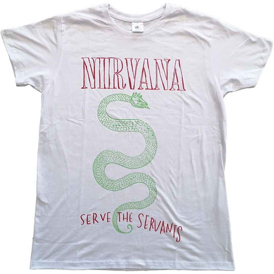 Nirvana Unisex T-Shirt: Serve The Servants - Nirvana - Produtos -  - 5056368691843 - 