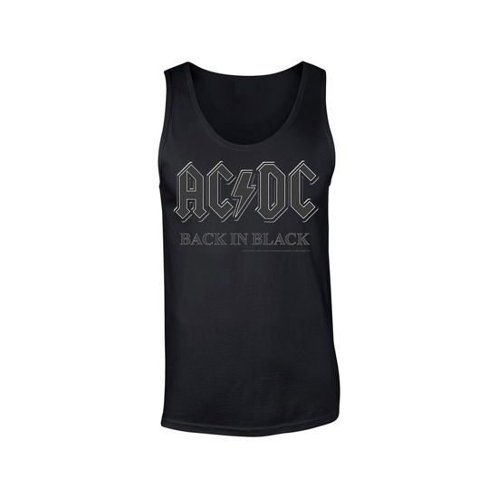Cover for AC/DC · Back in Black (Tanktop) [size L] [Black edition] (2018)