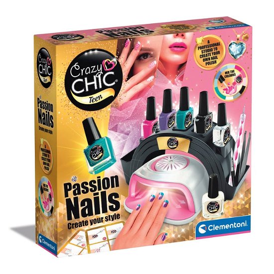 Cover for Clementoni · Clementoni Crazy Chic Passion Nails Nagelset (Toys)
