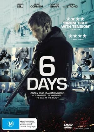 Cover for 6 Days (DVD) (2018)