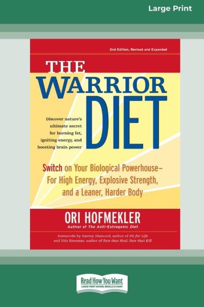 Cover for Ori Hofmekler · The Warrior Diet (Paperback Book) (2017)