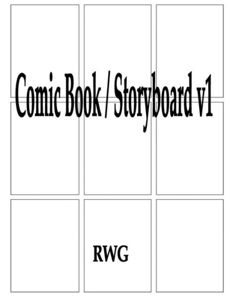 Cover for Rwg · Comic Book / Storyboard v1 (Paperback Book) (2019)
