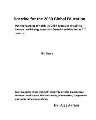 Cover for Ajaz Akram · Doctrine for the 2050 Global Education (Pocketbok) (2015)