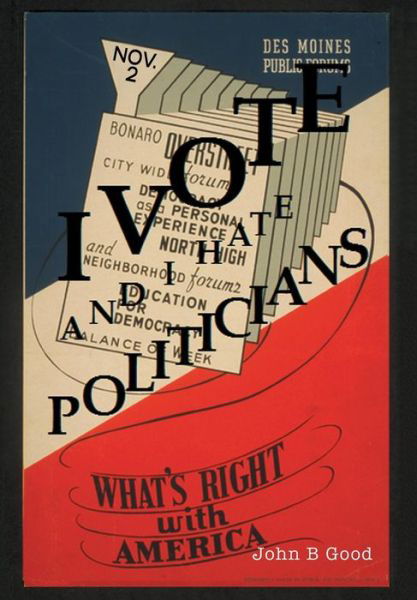 John B Good · I Vote...and I Hate Politicians (Hardcover Book) (2010)
