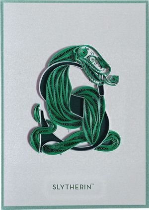 Harry Potter: Slytherin Crest Quilled Card - Insight Editions - Bøger - Insight Editions - 9781682983843 - 8. november 2018