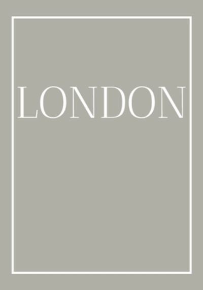 Cover for Contemporary Interior Design · London (Paperback Book) (2019)