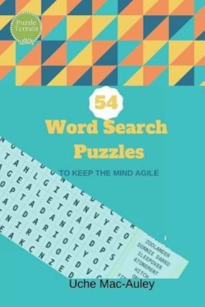 Cover for Uche Mac-Auley · 54 Word Search Puzzles (Paperback Book) (2018)