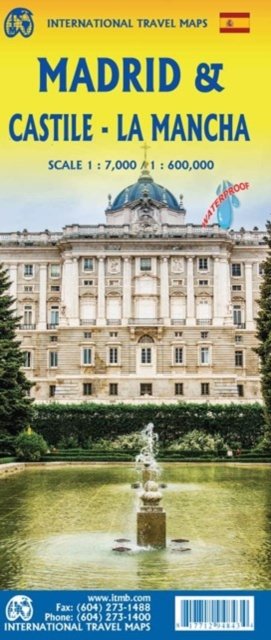 Cover for ITM Publications · Madrid &amp; Castile - La Mancha (Kartor) (2023)