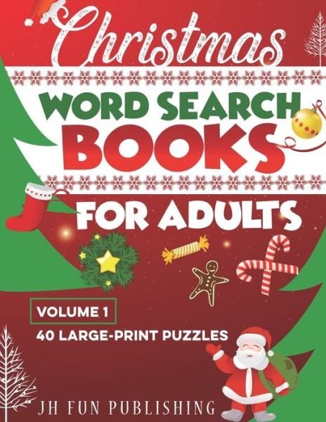Cover for Jh Fun Publishing · Christmas Word Search Books for Adults (Pocketbok) (2018)