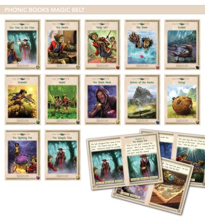 Phonic Books Magic Belt: Adjacent consonants and consonant digraphs, suffixes -ed and -ing - Phonic Books - Bücher - Dorling Kindersley Ltd - 9781907170843 - 1. September 2012