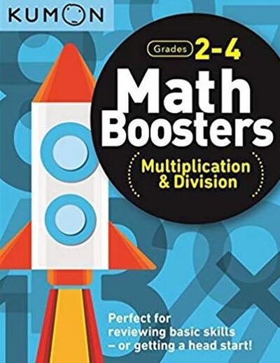 Cover for Kumon Publishing · Math Boosters: Multiplication &amp; Division (Grades 2-4) (Paperback Book) (2020)