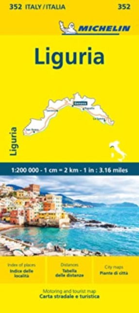 Cover for Michelin · Liguria - Michelin Local Map 352 (Kort) (2023)