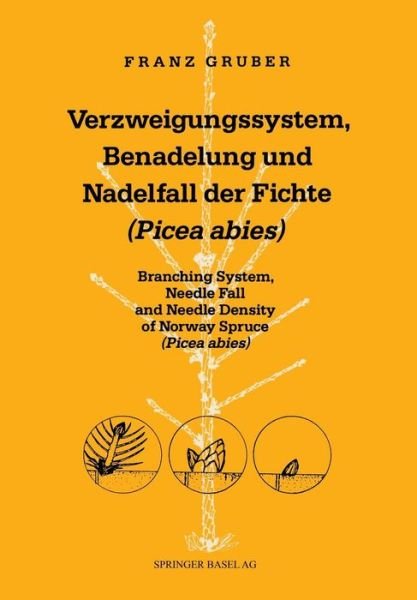 Cover for Gruber · Verzweigungssystem, Benadelung Und Nadelfall Der Fichte (Picea Abies): Branching System, Needle Fall and Needle Density of Norway Spruce (Picea Abies) - Contributiones Biologiae Arborum (Paperback Bog) [1990 edition] (2014)