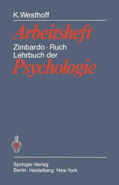 Cover for K Westhoff · Lehrbuch Der Psychologie (Paperback Book) [German edition] (1980)