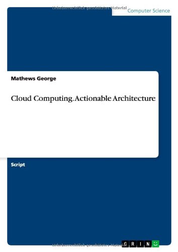 Cover for Mathews George · Cloud Computing. Actionable Architecture (Paperback Book) (2014)