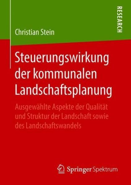 Cover for Stein · Steuerungswirkung der kommunalen (Bog) (2018)