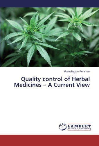 Cover for Ramalingam Peraman · Quality Control of Herbal Medicines - a Current View (Paperback Book) (2014)