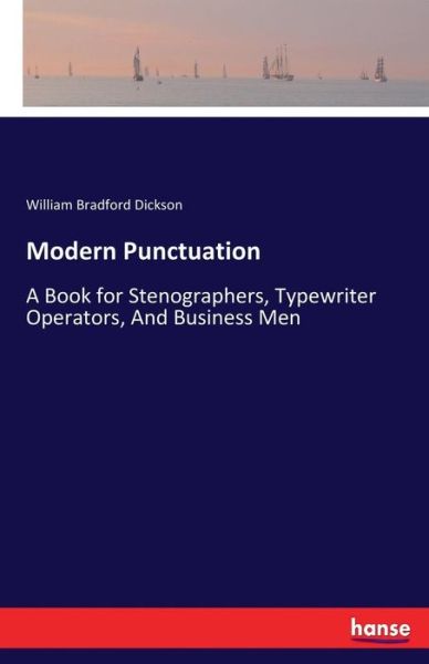 Cover for Dickson · Modern Punctuation (Book) (2017)