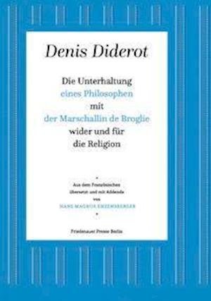 Cover for Diderot · Die Unterhaltung eines Philosop (Bok)