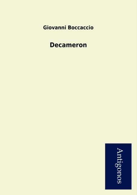 Cover for Giovanni Boccaccio · Decameron (Paperback Bog) [German edition] (2012)