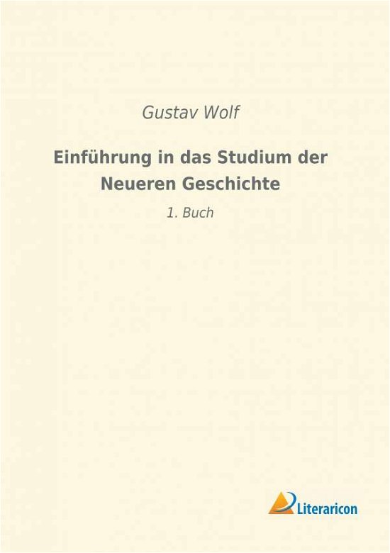 Cover for Wolf · Einführung in das Studium der Neue (Bok) (2023)